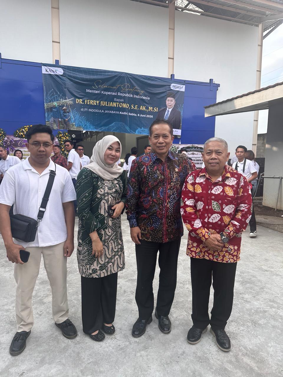 HKTI Kediri dan Koppem Raharja Kelola Ribuan Hektare Tebu, Kemenkop Dukung Penguatan Hilirisasi Industri Gula