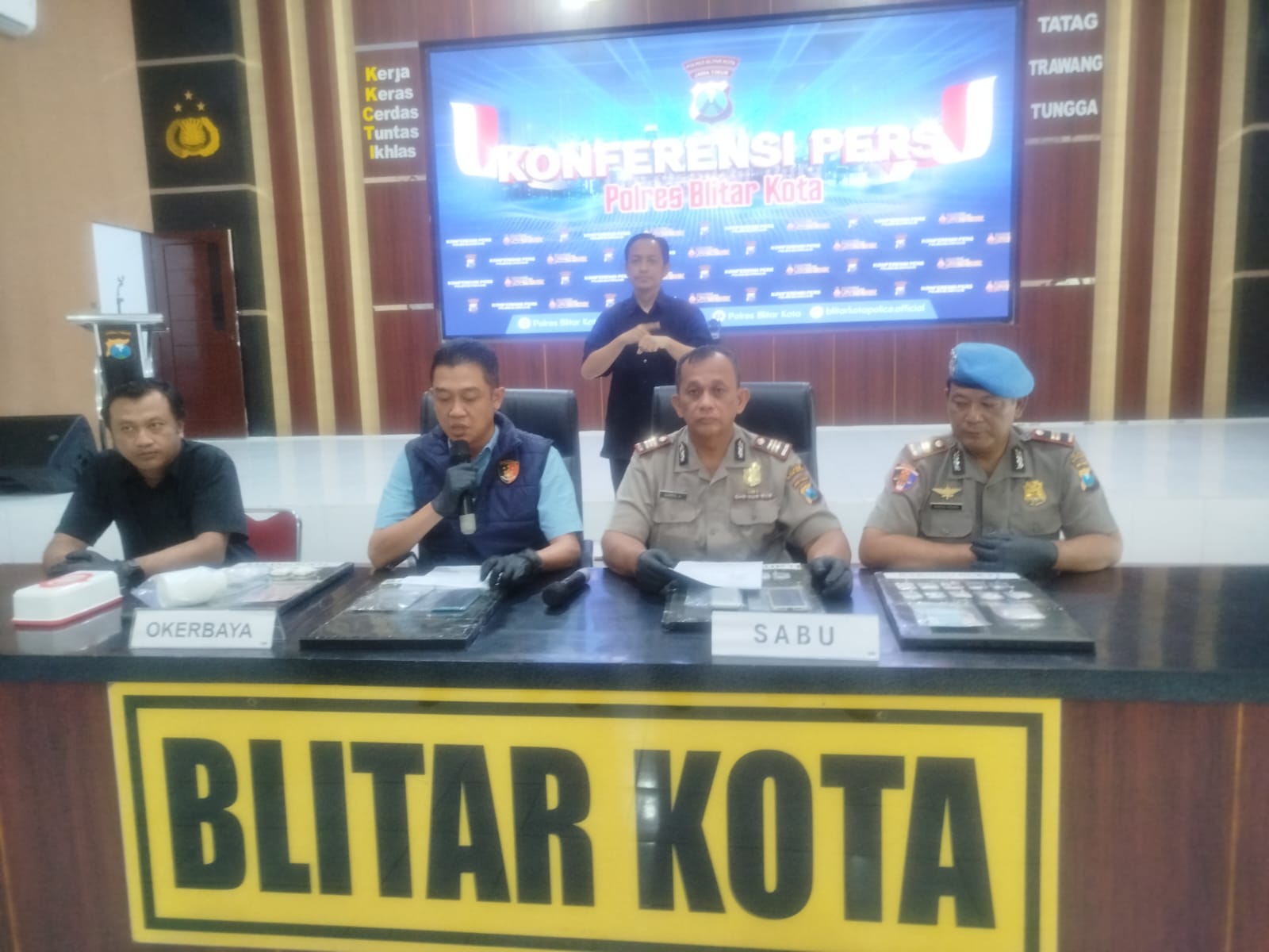 Sebulan, Satresnarkoba Polres Blitar Kota Ungkap 12 Kasus Narkoba, 14 Pengedar Diamankan