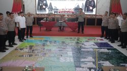 Polres Blitar Matangkan Pengamanan 1 Suro dan Suran Agung Lewat Tactical Floor Game