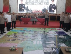 Polres Blitar Matangkan Pengamanan 1 Suro dan Suran Agung Lewat Tactical Floor Game