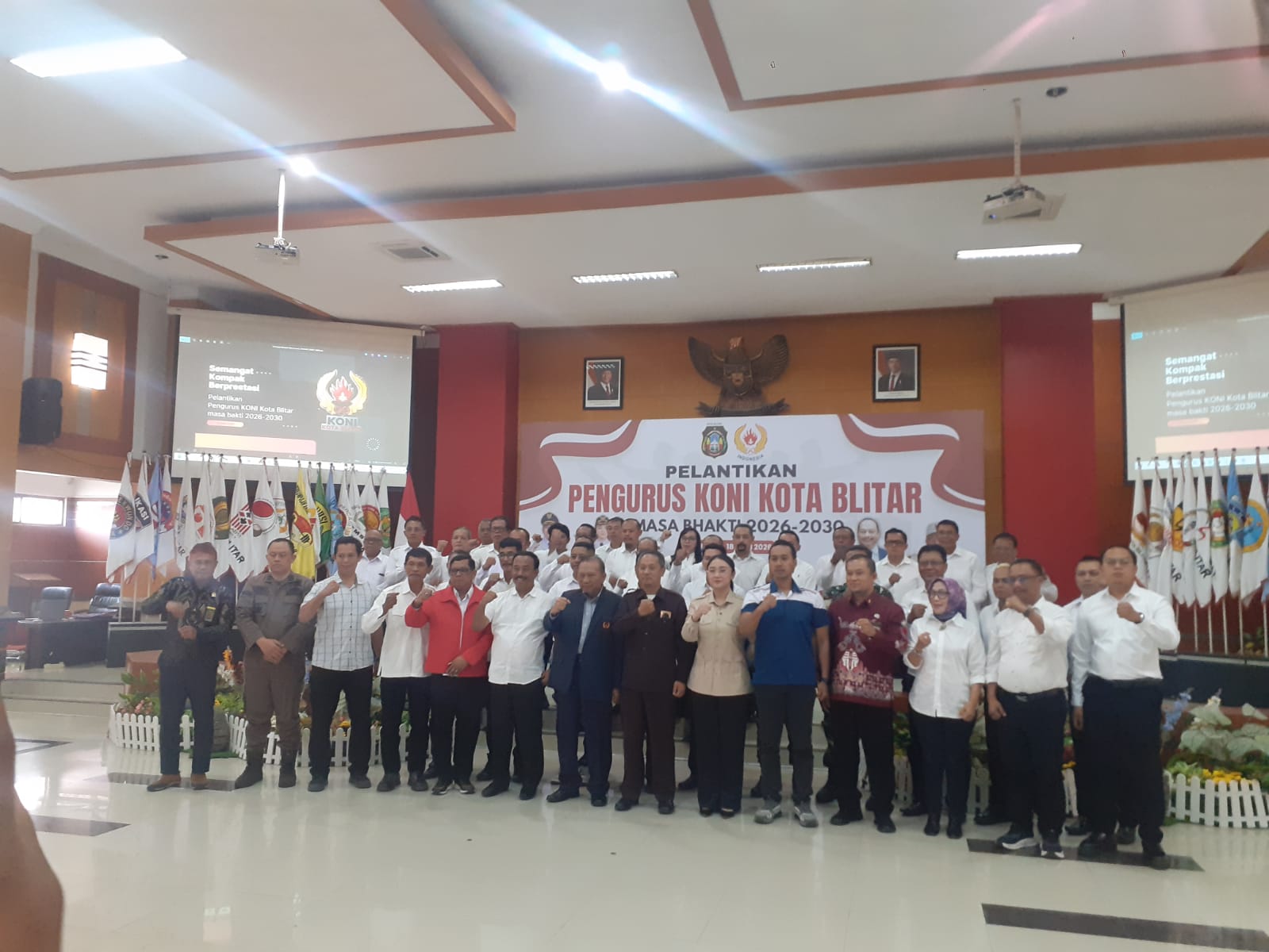 Dikukuhkan, Samanhudi Anwar Langsung Mundur dari Ketua KONI Kota Blitar, Jabatan Diserahkan kepada Elim Tyu Samba