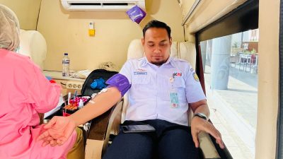 KAI Daop 7 Gelar Donor Darah di Tiga Stasiun, Wujud Kepedulian Sosial bagi Masyarakat
