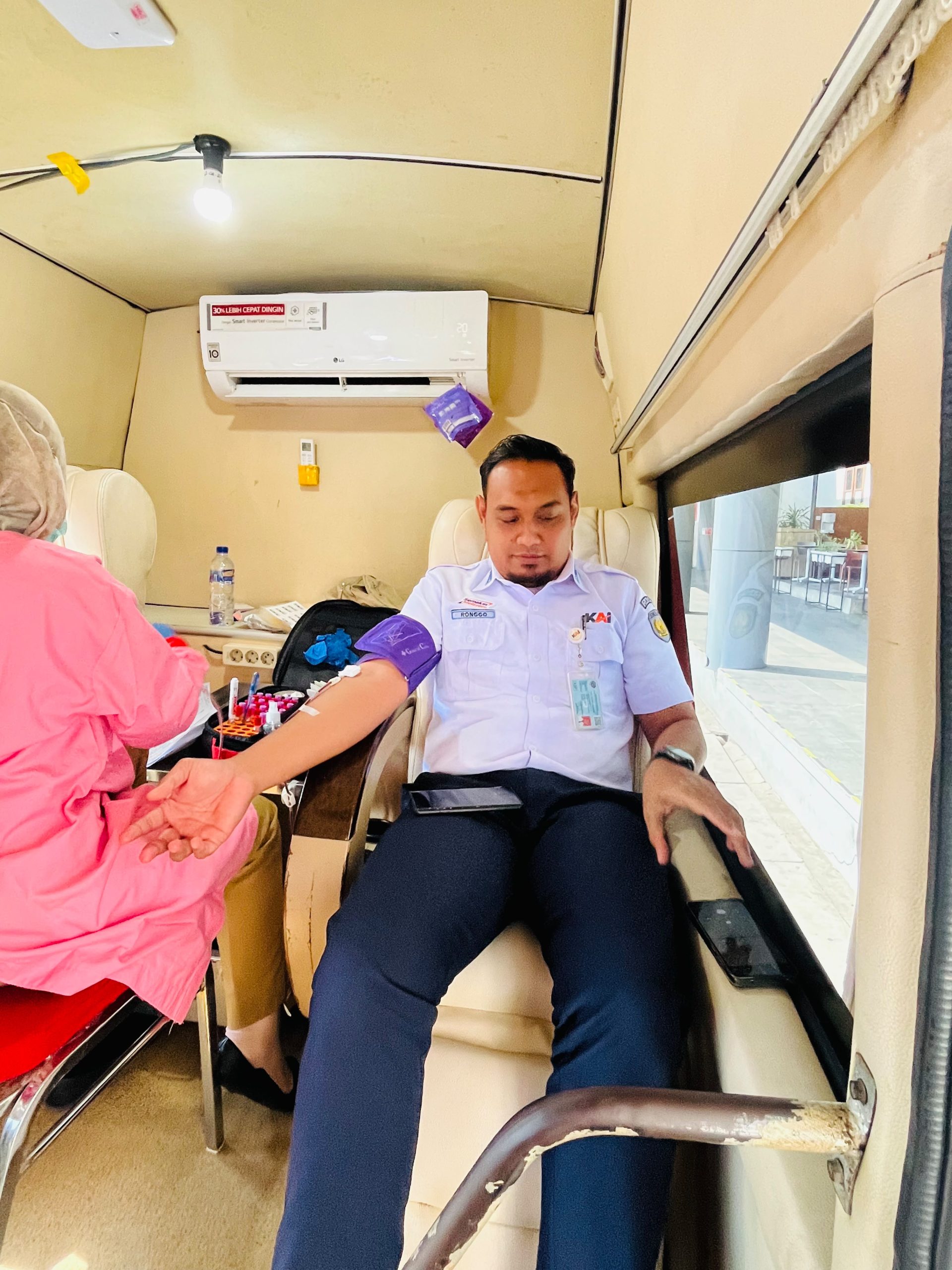 KAI Daop 7 Gelar Donor Darah di Tiga Stasiun, Wujud Kepedulian Sosial bagi Masyarakat