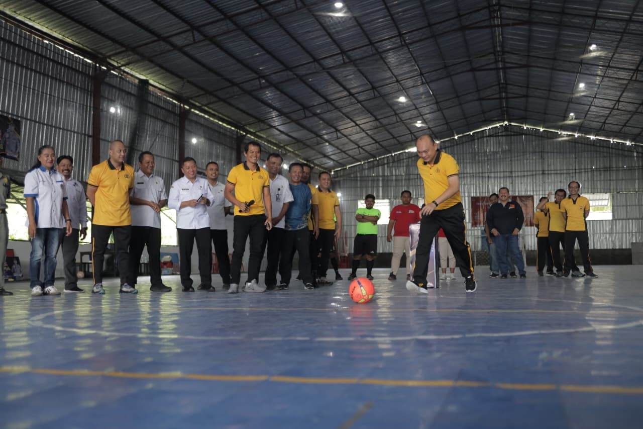 Peringati Hari Bhayangkara ke-80, Polres Blitar Gelar Turnamen Futsal Kapolres Cup Antar Pelajar