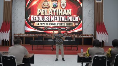 Polres Blitar Gelar Pelatihan Revolusi Mental untuk Perkuat Profesionalisme Personel
