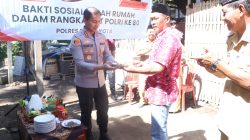 Peringati Hari Bhayangkara ke-80, Polres Blitar Kota Bedah Rumah Warga Kurang Mampu