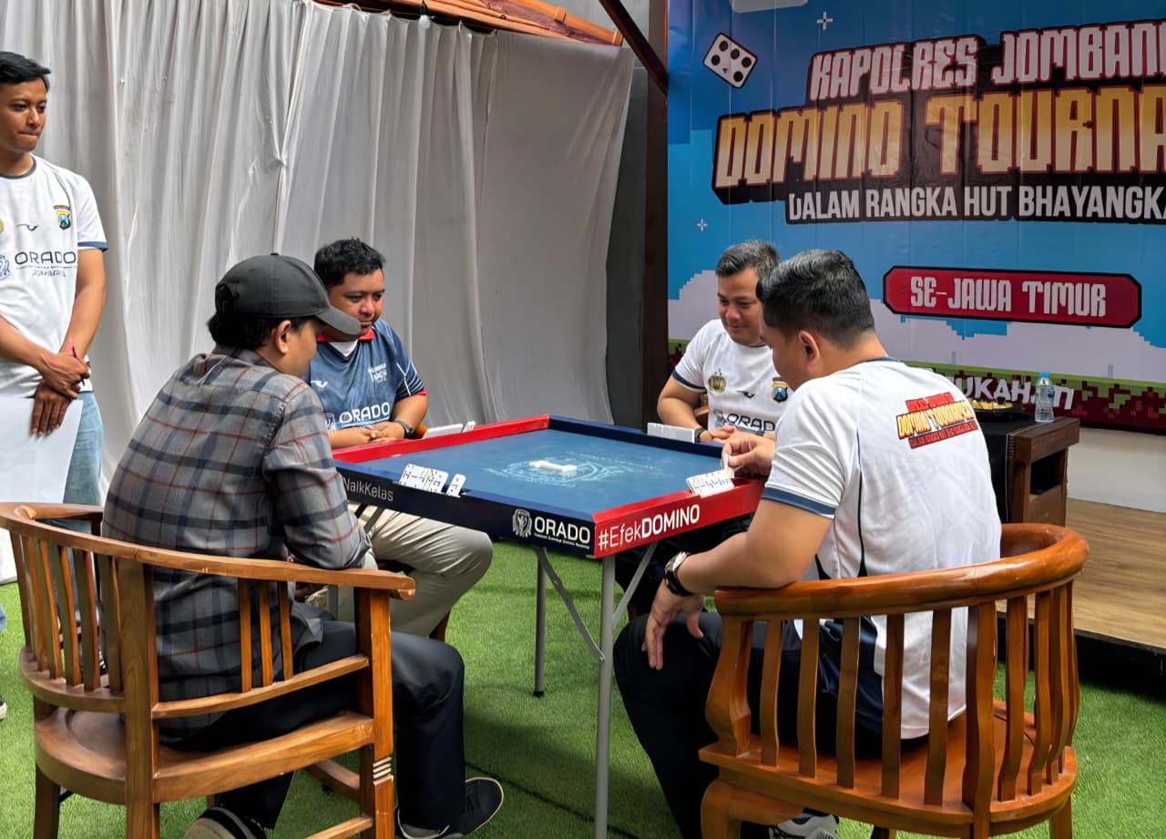 SIWO PWI Kediri Raya Ambil Bagian dalam Turnamen Domino Kapolres Jombang Cup 2026