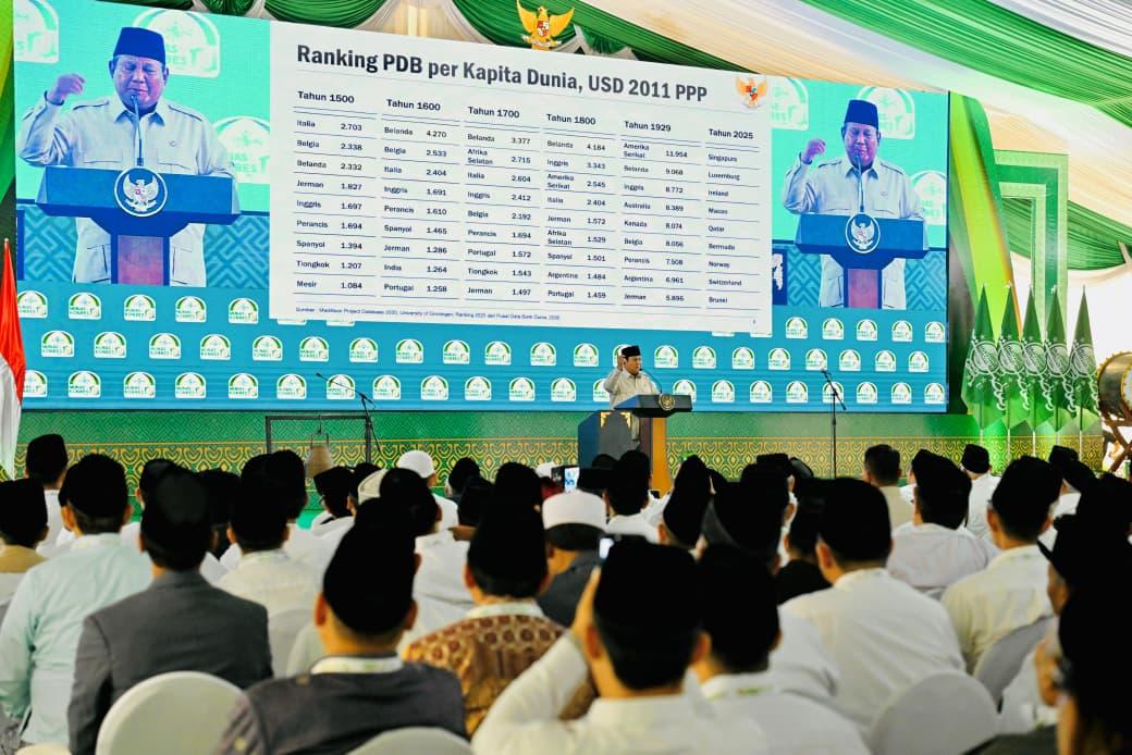Munas-Konbes NU 2026 Berakhir, Prabowo Tegaskan NU Selalu Hadir Saat Bangsa Menghadapi Tantangan