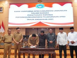 DPRD dan Pemkab Lamongan Sepakati Raperda Pertanggungjawaban Pelaksanaan APBD 2025