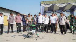 Antisipasi Gagal Panen, Pemkab Lamongan Kerahkan Drone Kementan Berantas Wereng Serentak di 19 Kecamatan