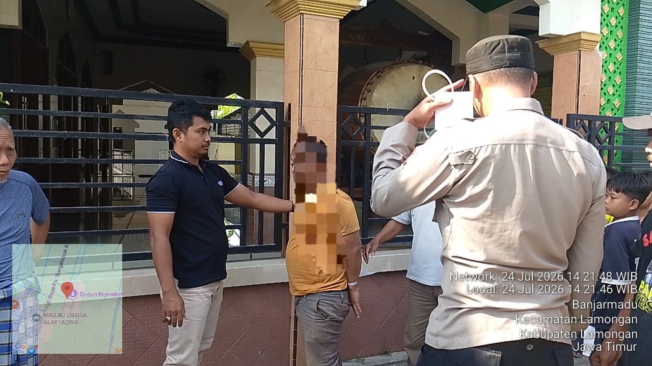 Residivis Lima Kali Dipenjara Kembali Ditangkap, Curi Uang Kotak Amal Masjid di Karanggeneng