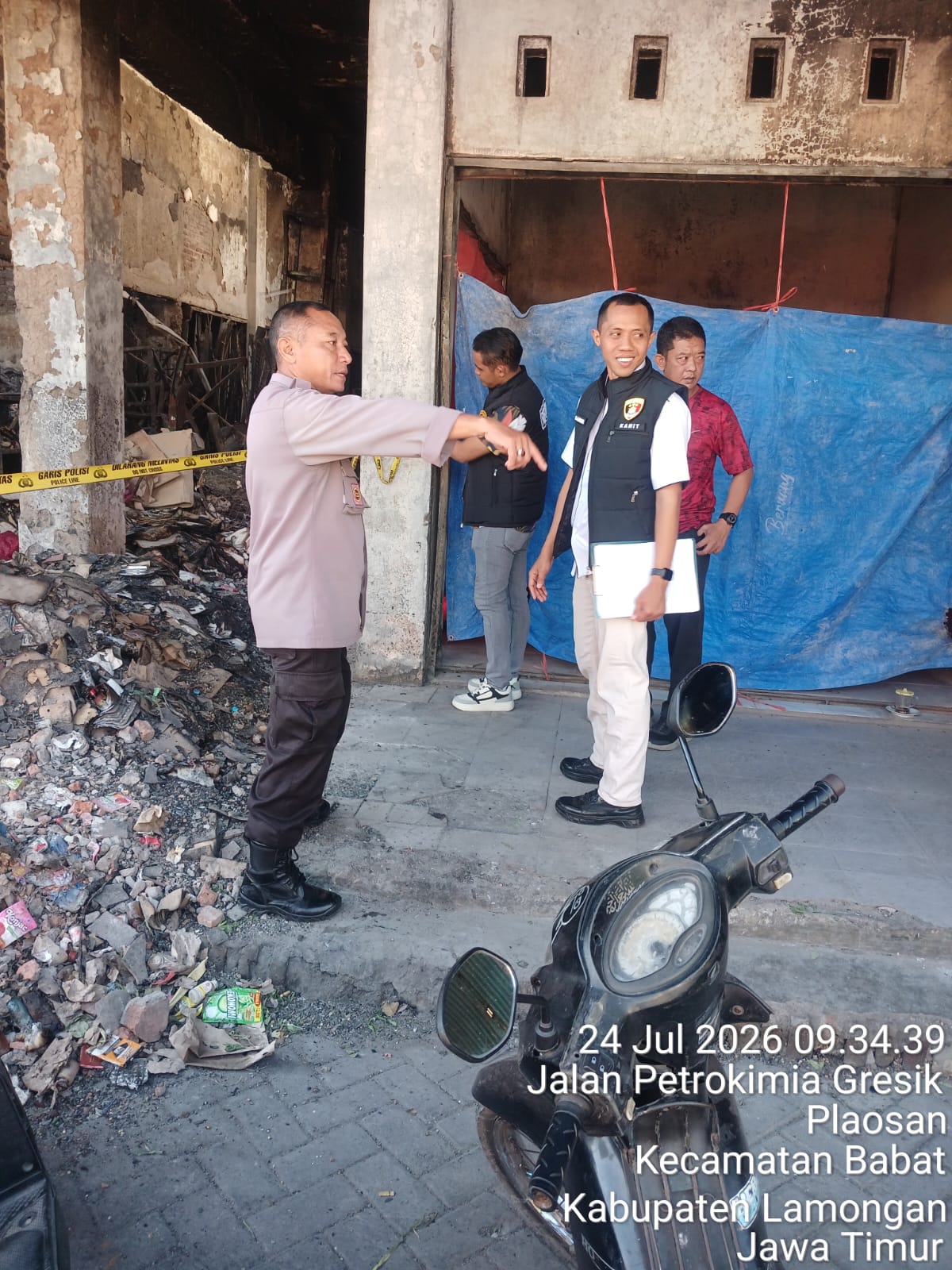 Penyebab Kebakaran Pasar Agrobis Babat Masih Misterius, Polisi Tunggu Hasil Labfor Polda Jatim
