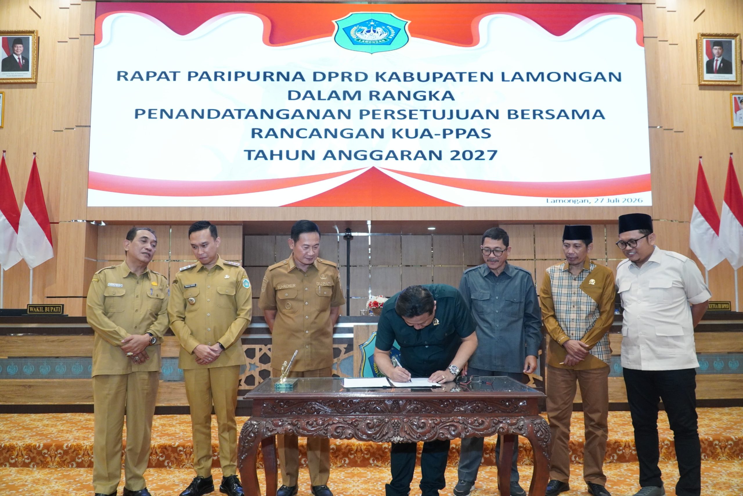 DPRD dan Pemkab Lamongan Sepakati KUA-PPAS 2027, Anggaran Difokuskan untuk Pembangunan dan Pelayanan Publik