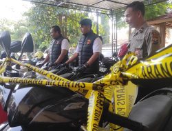 Empat Spesialis Curanmor di Hiburan Rakyat Dibekuk, Polres Jombang Ungkap 14 Aksi di Sembilan Kecamatan