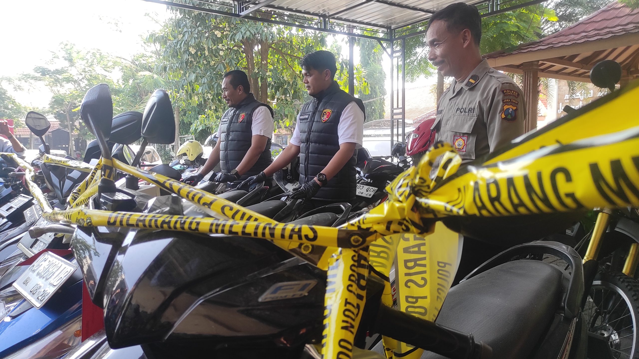 Empat Spesialis Curanmor di Hiburan Rakyat Dibekuk, Polres Jombang Ungkap 14 Aksi di Sembilan Kecamatan