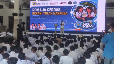 BNN, TNI, dan Kejaksaan Bekali Ribuan Siswa Baru Yayasan Pendidikan Budi Utomo Jombang dengan Edukasi Anti Narkoba dan Anti Bullying