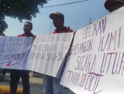 Buruh Korban PHK PT SGS Jombang Dirikan Tenda Keprihatinan, Desak Disnaker Segera Fasilitasi Mediasi