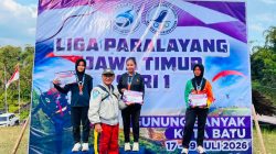 Santriwati SMP Sains Tebuireng Raih Juara II Liga Paralayang Jatim, Shanum Buktikan Prestasi Bisa Diraih dari Langit