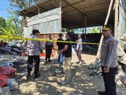 Mortir Ditemukan di Gudang Rongsokan Malang, Polisi dan Tim Gegana Lakukan Evakuasi