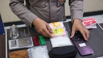 Dua Warga Singosari Ditangkap, Polres Malang Sita Sabu Seberat 85 Gram