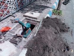 Rawan Banjir, Pemkab Tulungagung Normalisasi Drainase di Tiga Ruas Jalan Utama