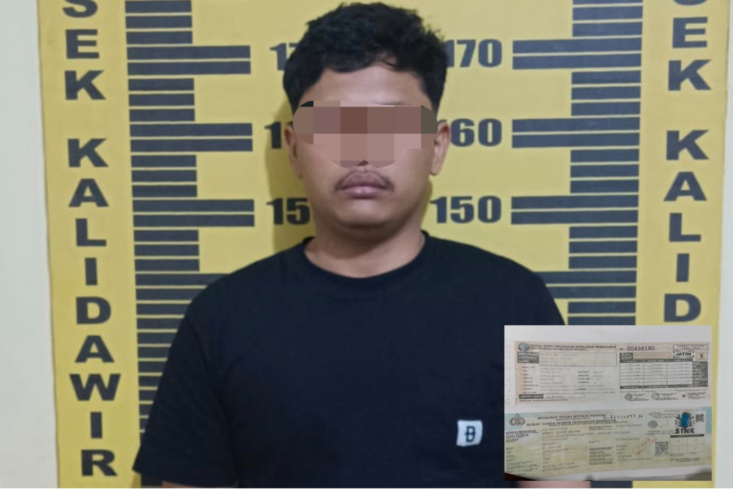 Gadaikan Motor Milik Kerabat, Pria di Tulungagung Diamankan Polisi