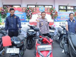 Polres Nganjuk Bongkar Dua Kasus Curanmor, Dua Pelaku Ditangkap dan Puluhan TKP Terungkap