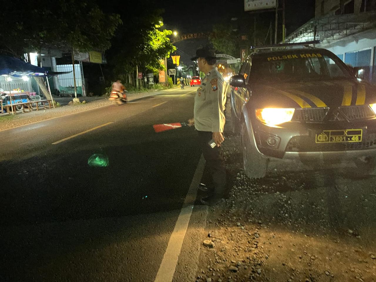 Polsek Kras Intensifkan Patroli Malam Selama Libur Panjang, Antisipasi Balap Liar dan Konvoi Pelajar