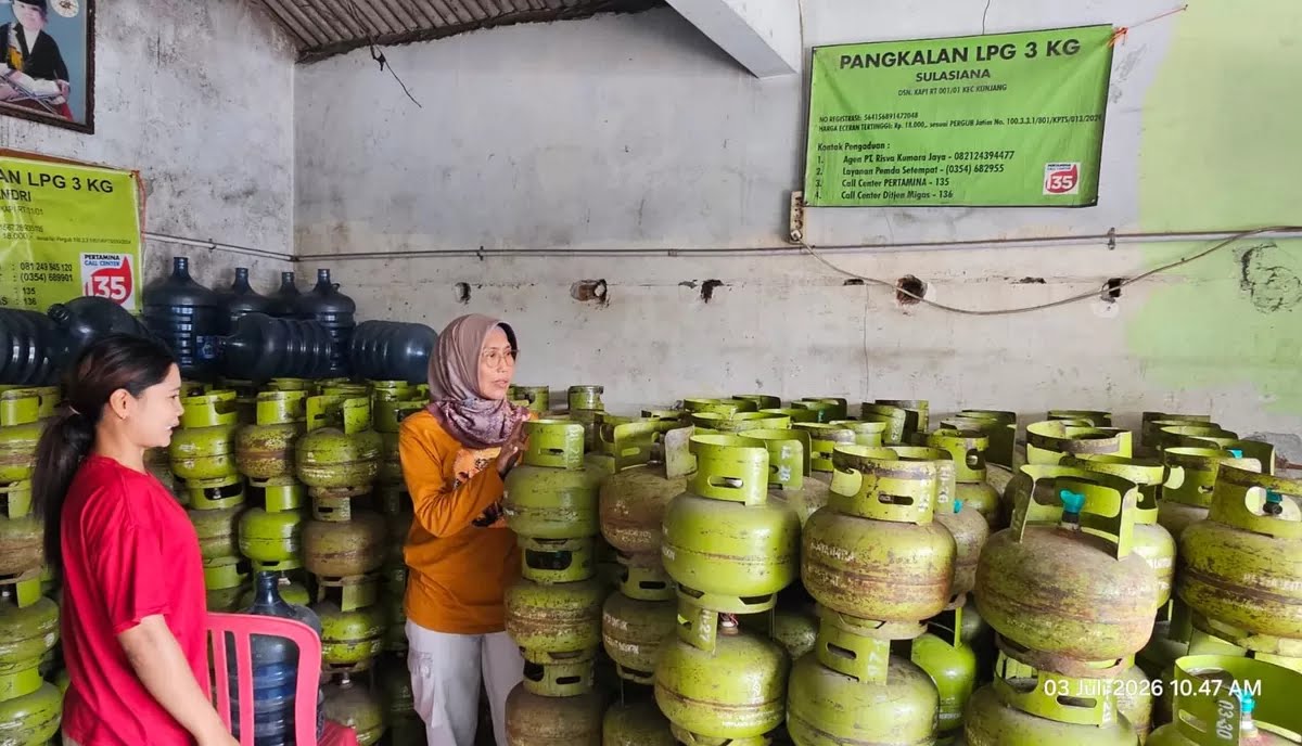 Kuota LPG 3 Kg Kabupaten Kediri Tahun 2026 Capai 55.560 MT, Disdagrin Pastikan Pasokan Aman