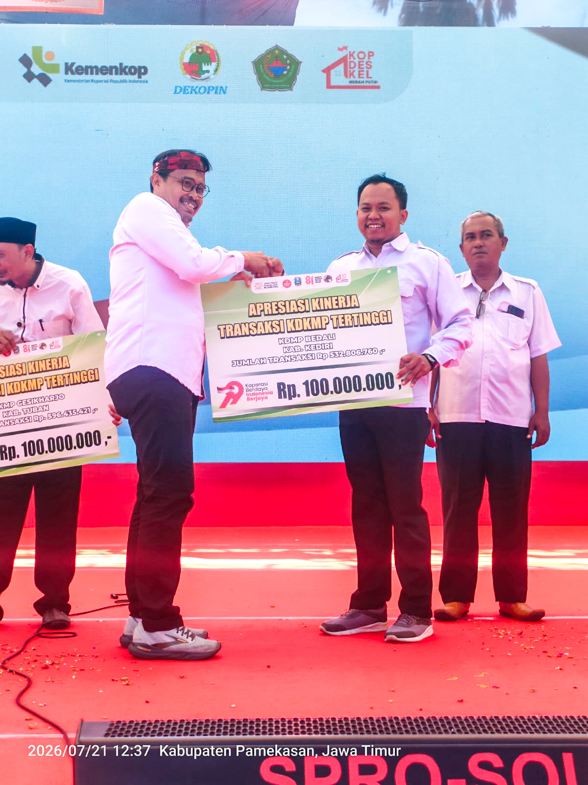 KDMP Desa Bedali Ngancar Masuk 10 Besar Koperasi Terbaik Jawa Timur 2026, Raih Penghargaan Rp100 Juta