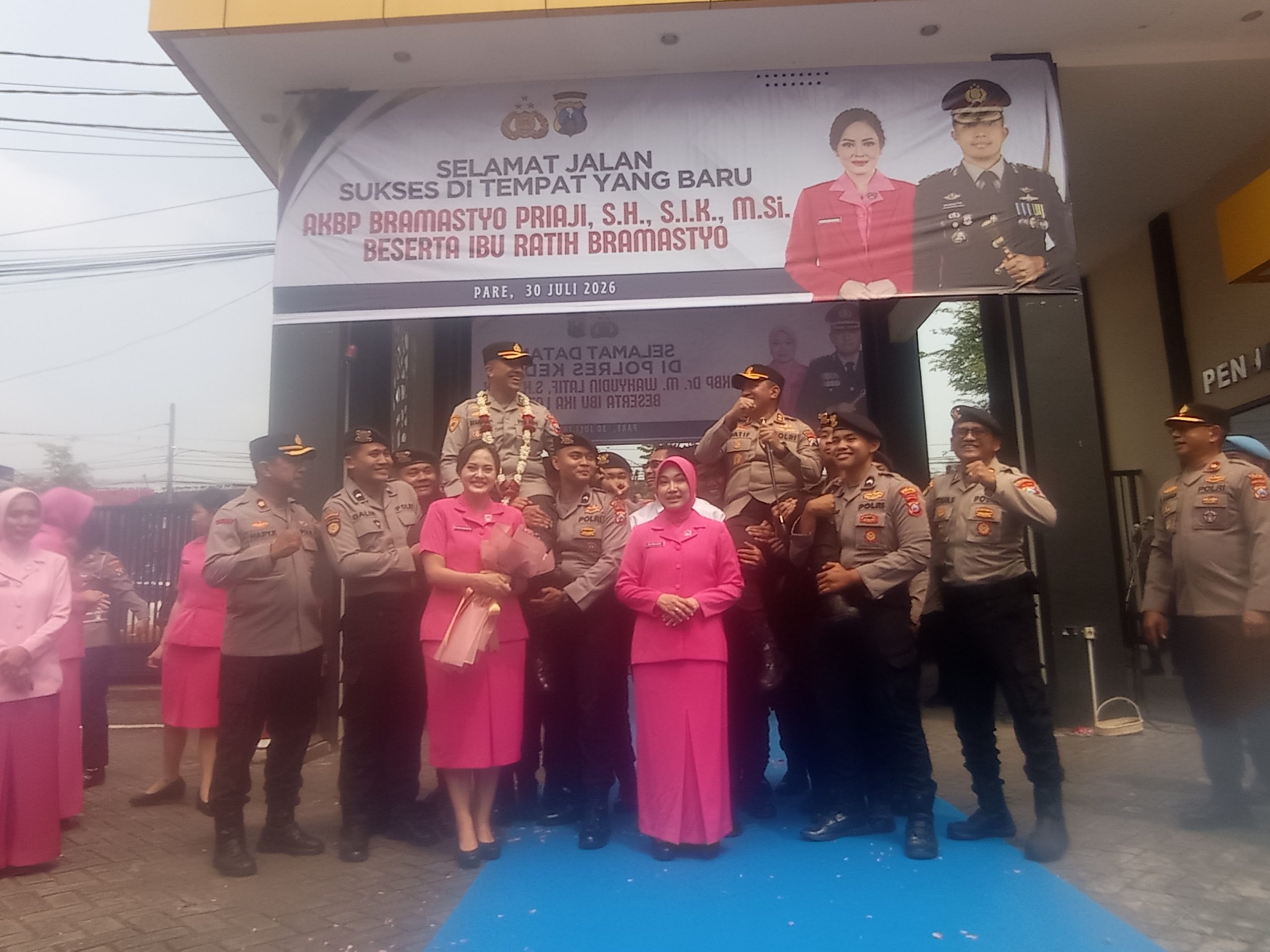 Pucuk Pimpinan Polres Kediri Berganti, AKBP Dr. Mohamad Wahyudin Resmi Gantikan AKBP Bramastyo Aji