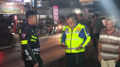 Pejalan Kaki Tewas Ditabrak Sepeda Motor Saat Menyeberang di Rejotangan Tulungagung