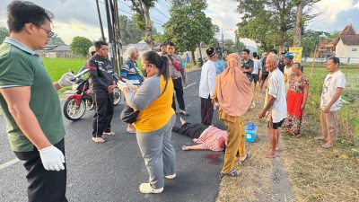 Pesepeda Lansia Tewas Usai Terlibat Kecelakaan dengan Sepeda Motor di Tulungagung