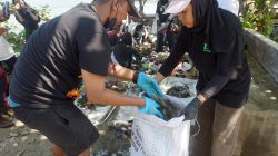 Aktivis Lingkungan Bersihkan Pantai Sidem, 100 Kilogram Sampah Plastik Terkumpul dalam 60 Menit