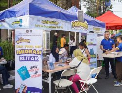 Imigrasi Blitar Hadirkan Layanan PASPORIA di CFD Tulungagung, Permudah Warga Urus Paspor pada Hari Libur