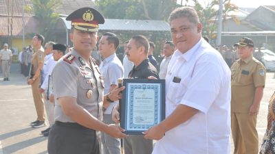 Dukung Ketahanan Pangan Nasional, PT SGN MKSO Kebun Dhoho Raih Penghargaan dari Polres Kediri