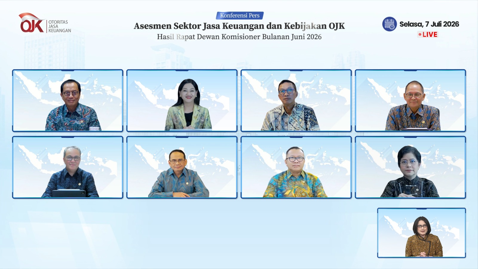 OJK Tuntaskan 184 Perkara Penyidikan hingga Semester I 2026, Sita 41 Aset Terkait Tindak Pidana Perbankan Syariah