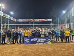 Sambut HUT Bhayangkara ke-80, Polres Blitar Gelar Turnamen Bola Voli Bampia Bhayangkara Cup 2