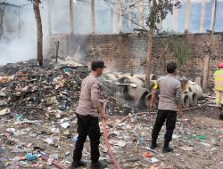 Api Hanguskan Kandang di Garum, Tiga Kambing dan Toyota Hiace Ludes Terbakar
