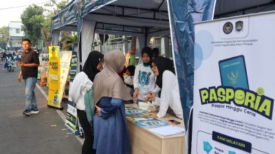 Pasporia di CFD Nganjuk Diserbu Warga, Imigrasi Kediri Layani 29 Permohonan Paspor