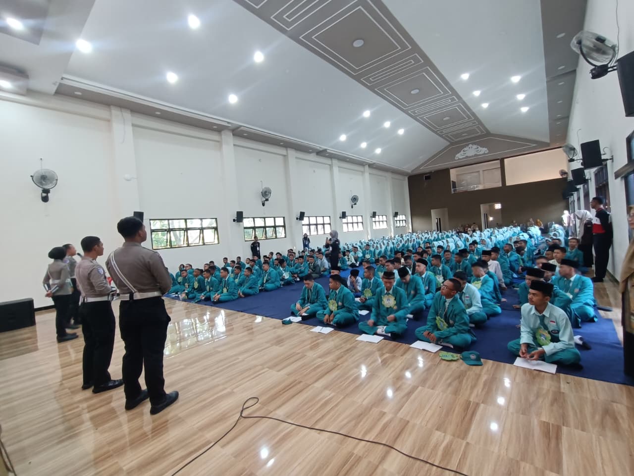 Police Goes to School, Satlantas Polres Blitar Edukasi Keselamatan Berlalu Lintas kepada Siswa MAN 2 Blitar