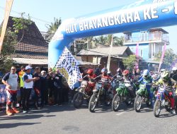 Ribuan Rider Meriahkan Nine 9 Bhayangkara Adventure Trail 2026 di Blitar
