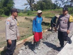 Bhabinkamtibmas Polsek Wates Perkuat Sinergi dengan Kelompok Tani untuk Dukung Ketahanan Pangan