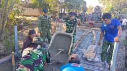 Kodim 0809/Kediri Bangun Jembatan Perintis Garuda Merah Putih, Pulihkan Akses Dua Desa di Ngancar