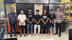 Aksi Sabetan Selang dan Sajam di Babat Lamongan, Lima Remaja Diamankan Polisi