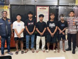 Aksi Sabetan Selang dan Sajam di Babat Lamongan, Lima Remaja Diamankan Polisi