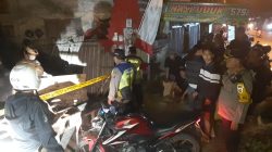 Kebakaran Hebat di Jembatan Babat Lamongan, Bangunan Semi Permanen dan Dua Motor Ojek Ludes