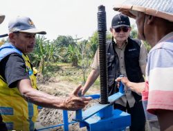 Hadapi Kemarau, Bupati Lamongan Tinjau Normalisasi Aliran Air Bengawan Jero