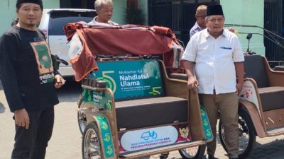 Sebanyak 200 Becak Listrik Gratis Disiapkan untuk Antar Jemput Peserta Muktamar NU di Tambakberas