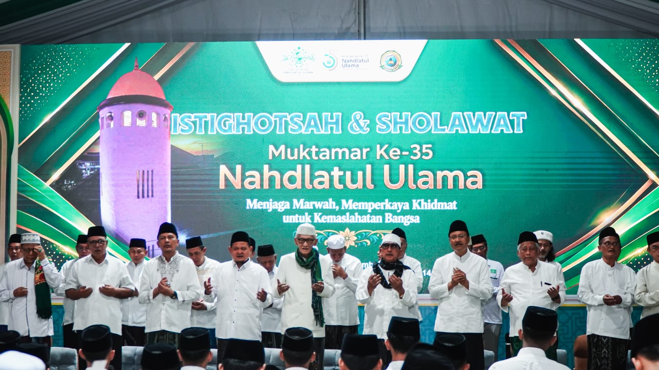 Ribuan Jemaah Gelar Istighosah di Tambakberas, Doakan Muktamar NU ke-35 Berjalan Lancar